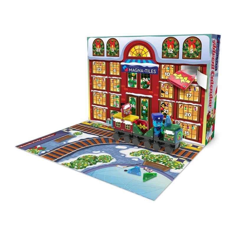 Magna-Tiles Christmas Advent Calendar Magnetic Building Set 34pcs