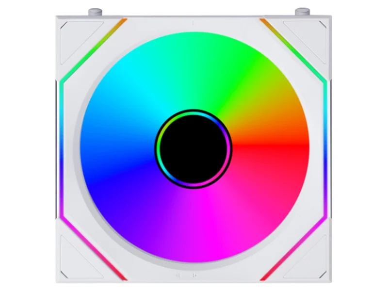 Lian Li Uni Fan SL Infinity Flex 2.4GHz Wireless 120mm Reverse Blade ARGB Fan 3 Pack - White (12RSLIN1F3W)