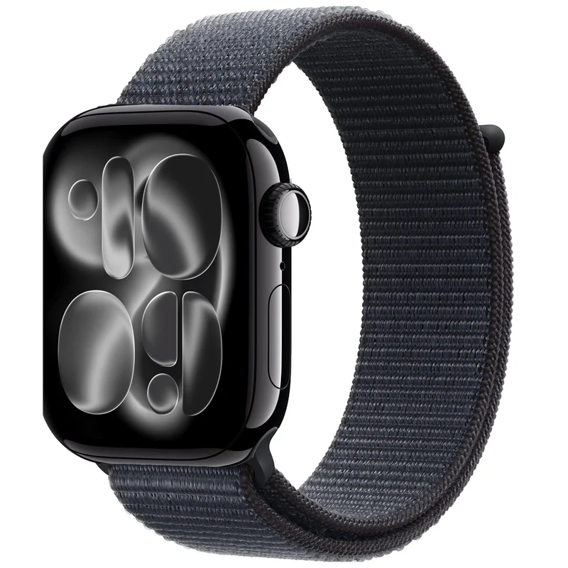Apple Watch Series 11 42mm Jet Black Aluminium Case GPS Sport Loop [Black] [~Refurbished]