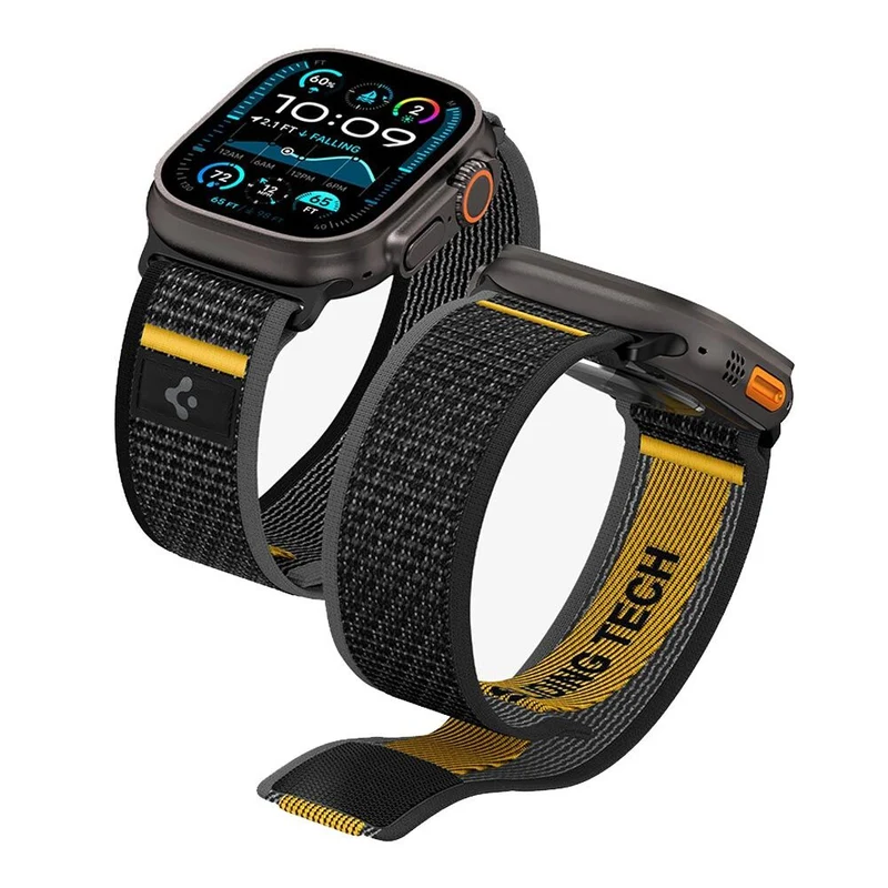 Spigen Apple Watch 49mm 46mm 45mm 44mm 42mm Athlex Air Band (Active Grey)