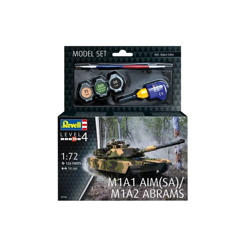Revell 1/72 M1A1 AIM(SA)/ M1A2 Abrams Model Set