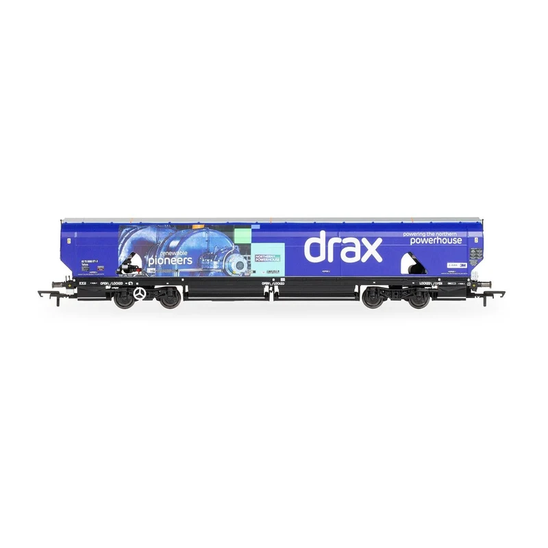 Hornby OO Drax Biomass Wagon Pack 83700698071-3 & 83700698009-3