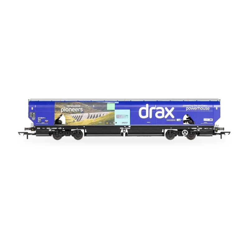 Hornby OO Drax Biomass Wagon Pack 83700698071-3 & 83700698009-3