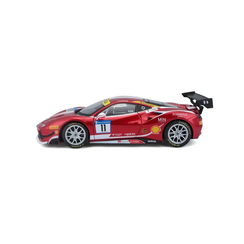 1/24 2017 Ferrari 488 Challenge #11 Racing Diecast Metal Kit