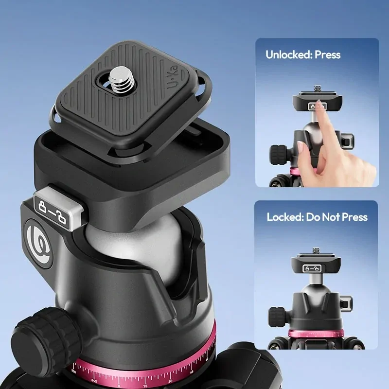 Ulanzi TZ01 Versatile 2-in-1 Carbon Fiber Tripod