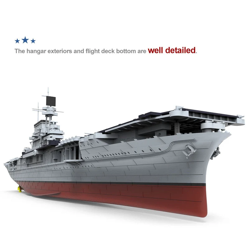 1/700 U.S. Navy Aircraft Carrier U.S.S. Enterprise (CV-6)
