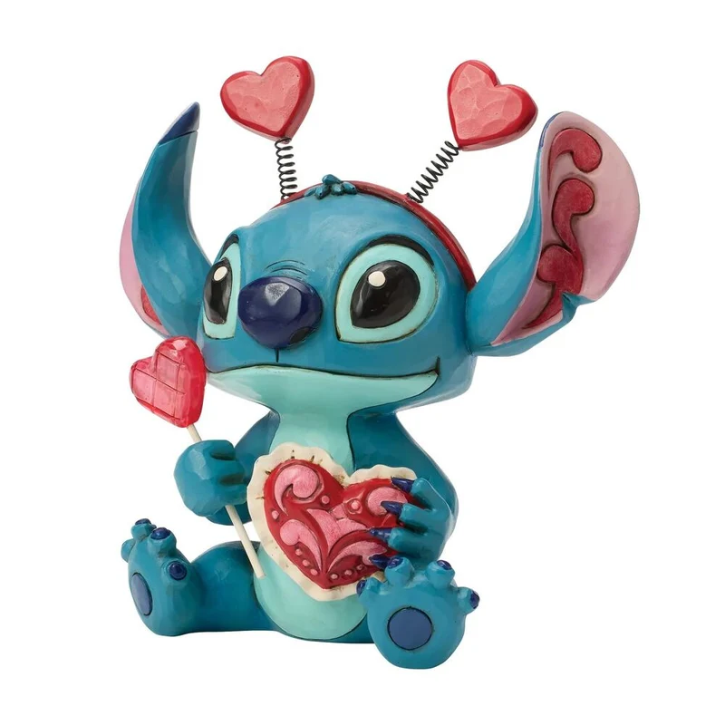 Jim Shore Disney Traditions - Stitch Valentine's - Sucker for Love