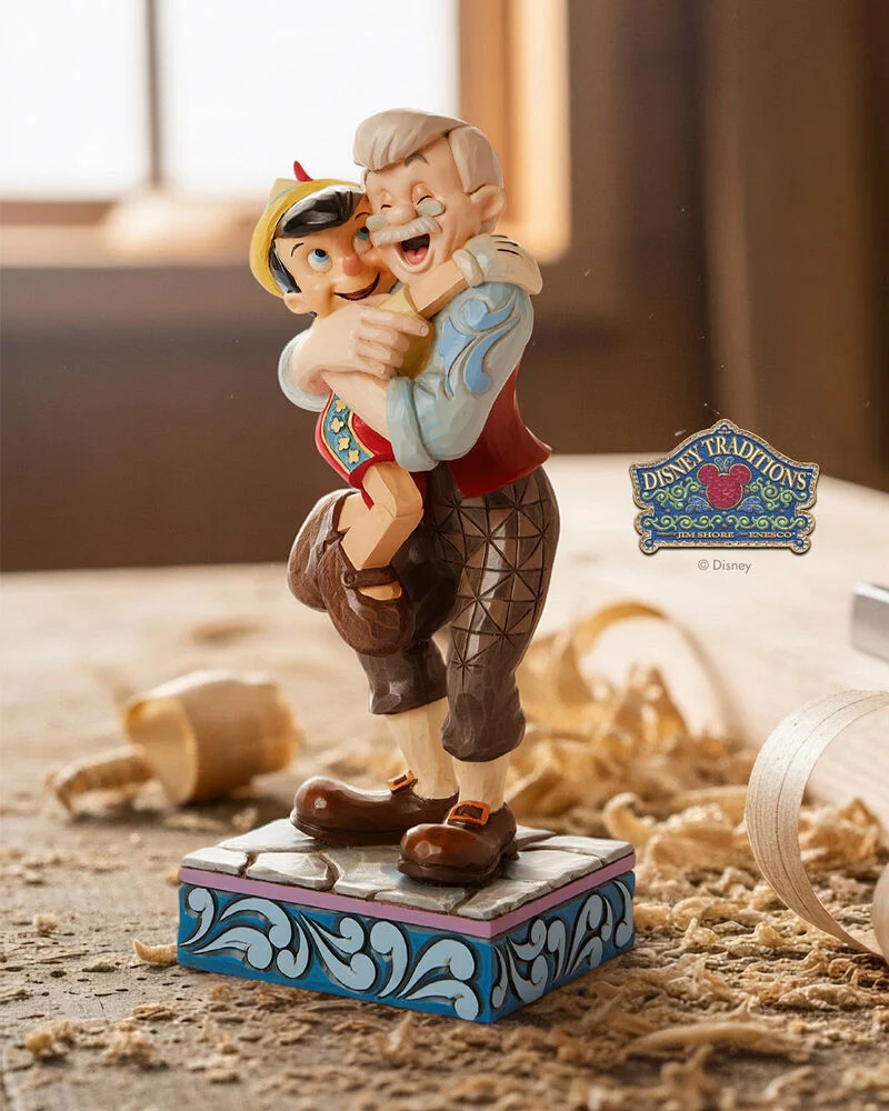 Jim Shore Disney Traditions - Gepetto and Pinocchio