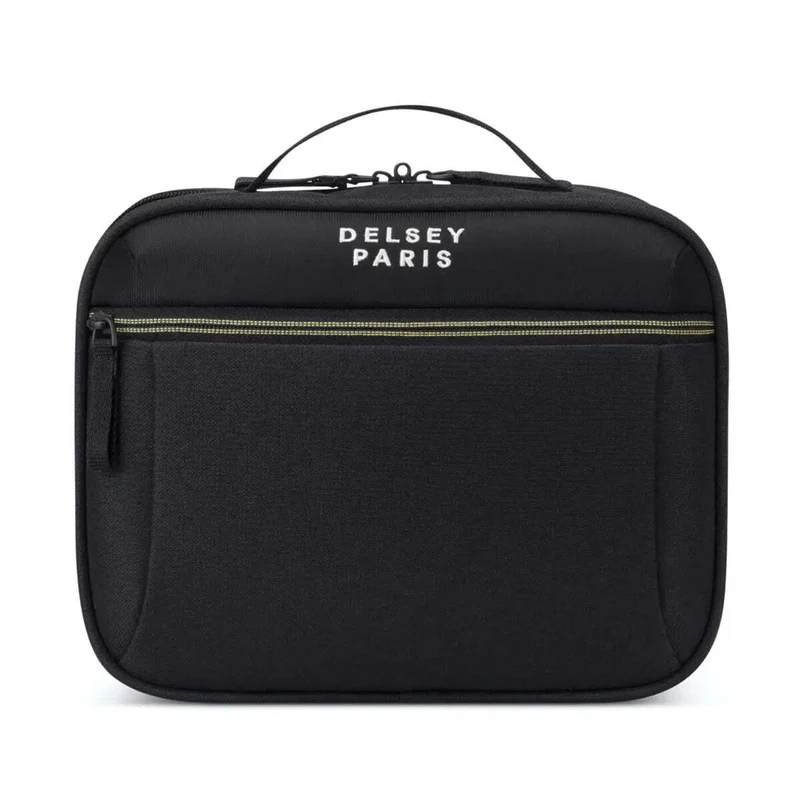 Delsey Brochant 3 Wetpack Toiletry Bag - Deep Black