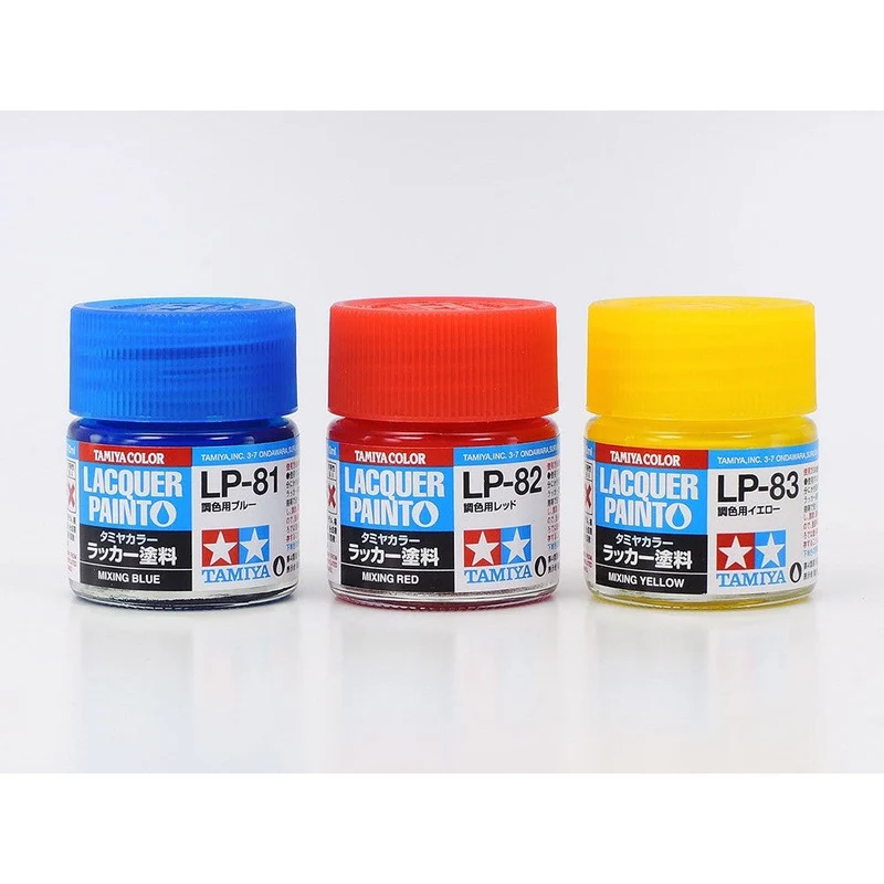 Tamiya Lacquer Paint Mixing Blue