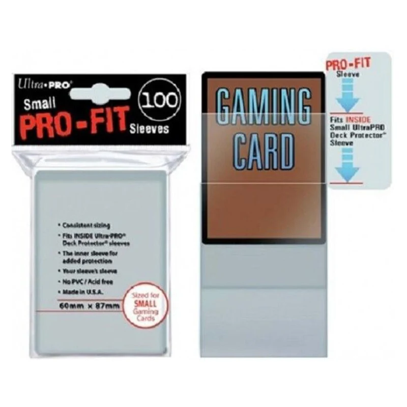 ULTRA PRO Card Sleeves Pro-Fit Small 60 x 87 100ct