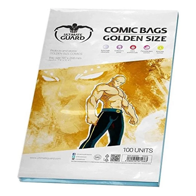 Ultimate Guard Comic Bags Golden Size 100ct