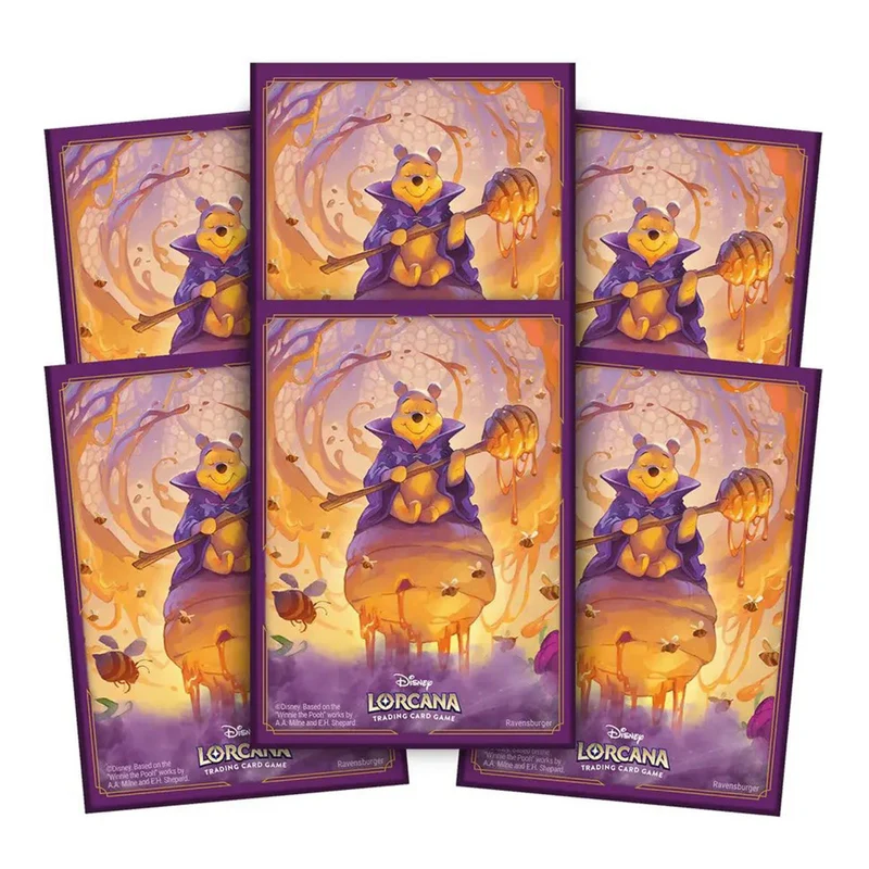 Ravensburger Disney Lorcana TCG Series 6 Azurite Sea Sleeves Winnie the Pooh Hunny Wizard