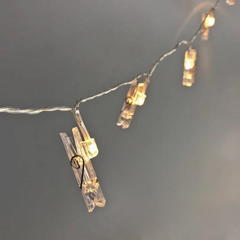 Lexi Lighting Dual Power 24 LED String Light With Clamps