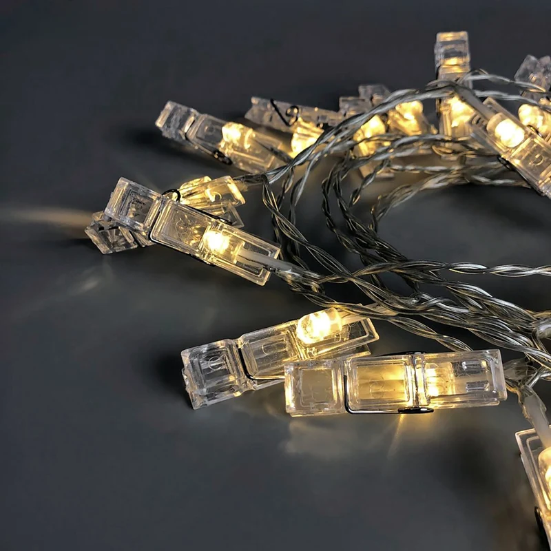 Lexi Lighting Dual Power 24 LED String Light With Clamps