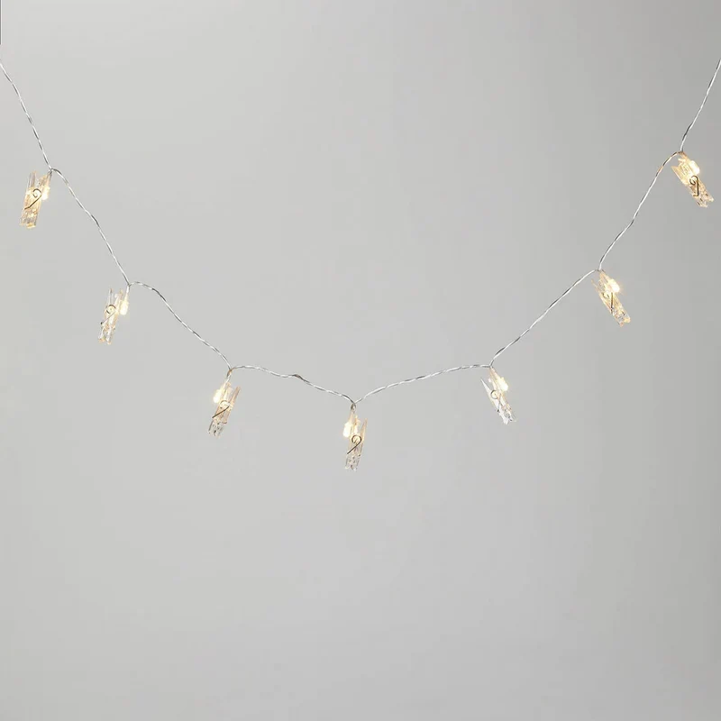 Lexi Lighting Dual Power 24 LED String Light With Clamps