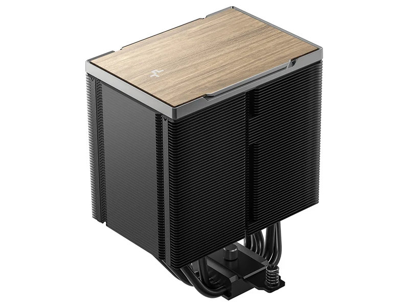 DeepCool AK500 G2 Wood Grain Top Cover Single Tower CPU Cooler - Black