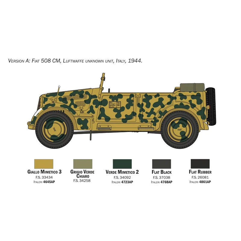 1/35 FIAT 508 CM Coloniale with Crew