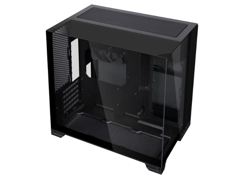 Lian Li O11 Vision-M Compact Tempered Glass Dual-Chamber Micro-ATX Case - Black