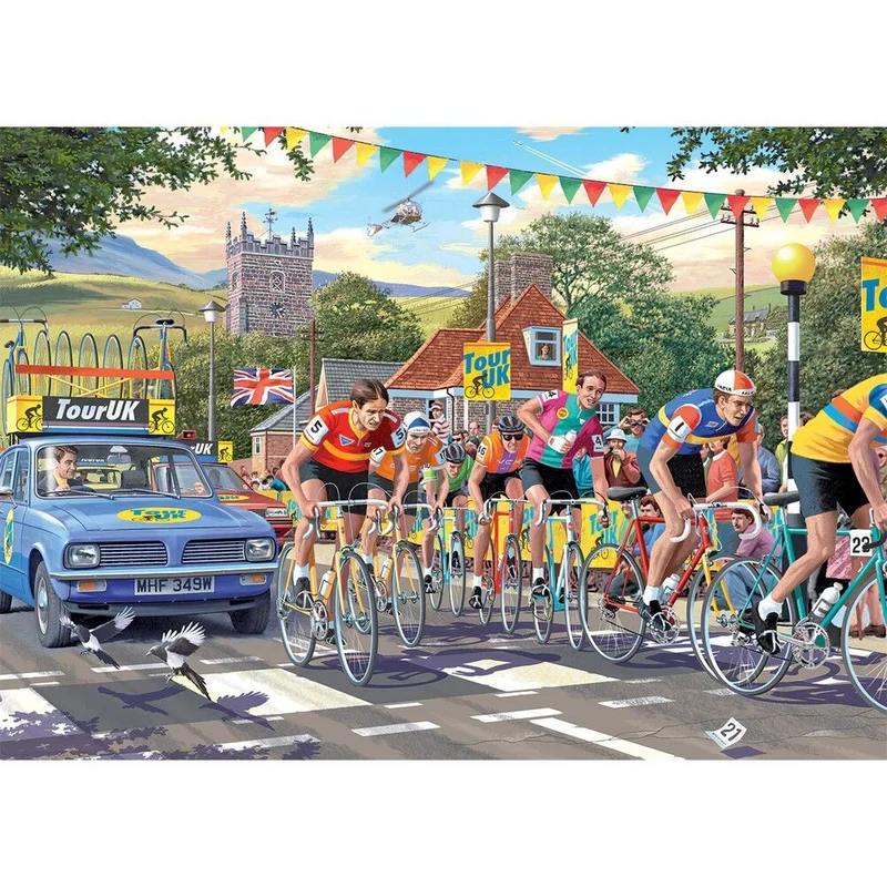 Jumbo 1000pc The Bicycle Race Puzzle