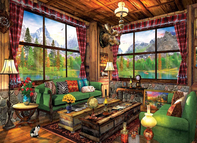 Eurographics 1000pc Cozy Cabin Puzzle
