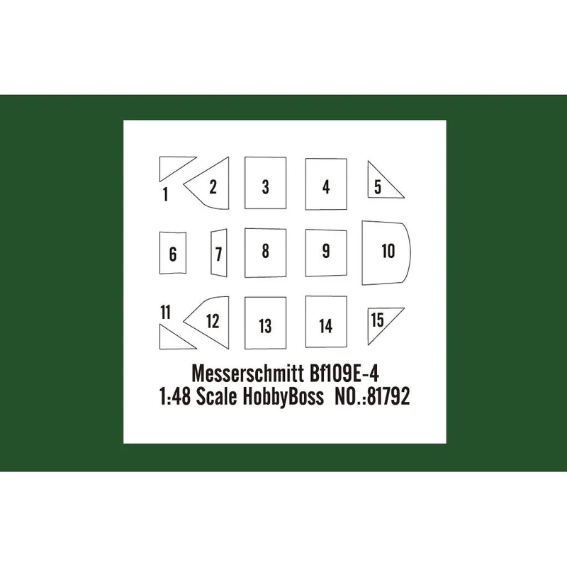 Hobby Boss 1/48 Messerschmitt Bf109E-4