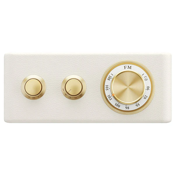 Sangean RA-101 BT Speaker w FM Radio - White