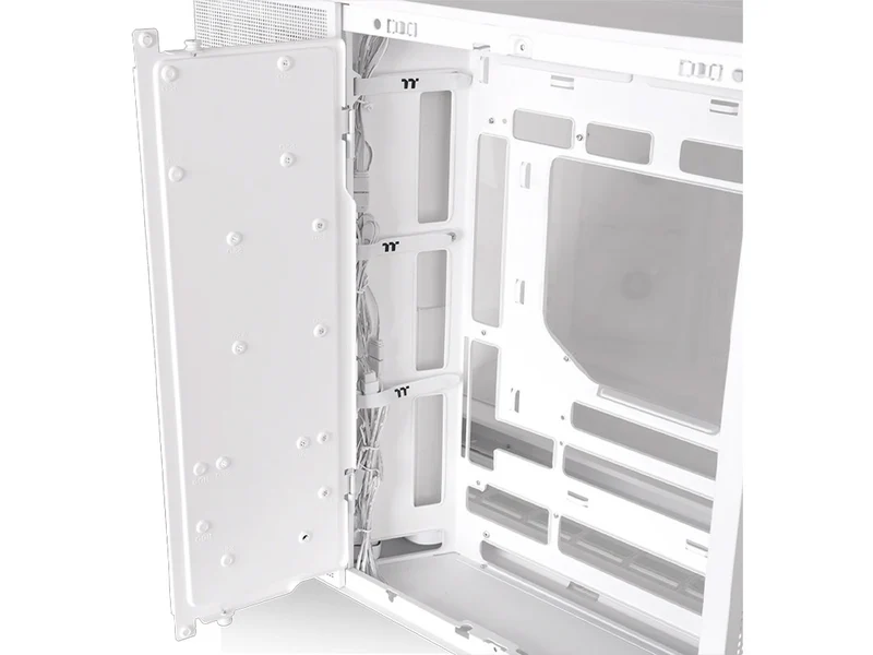 Thermaltake View 380 XL Tempered Glass ARGB Snow Mid-Tower Case - White Snow