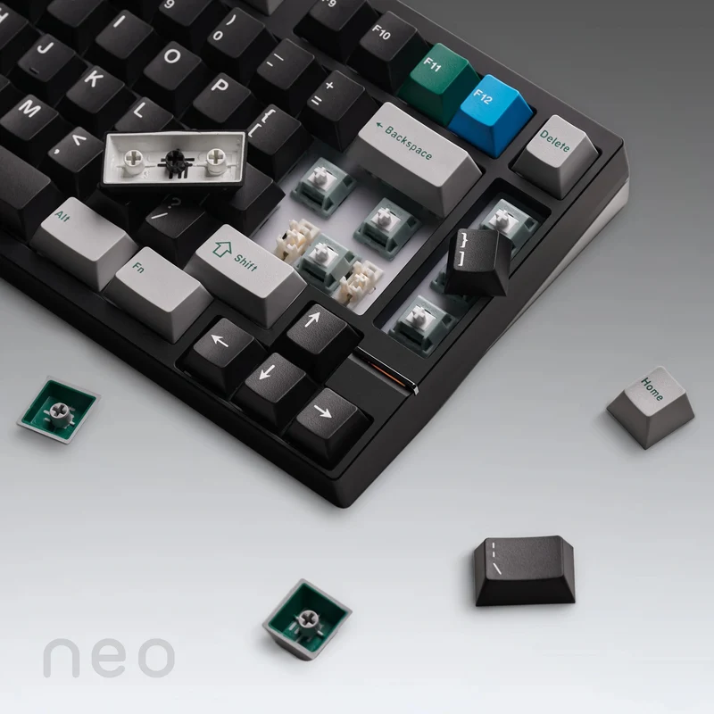 Qwetykeys Neo Studio Neo75 Prebuilt Wireless Mechanical Keyboard (Anodized Slate Blue)