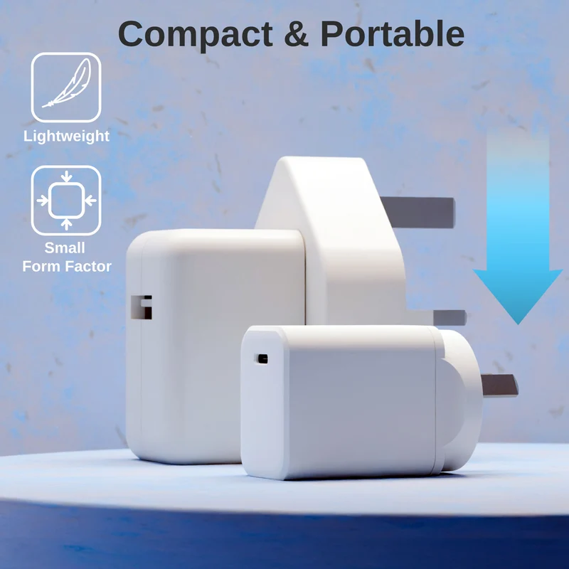 Laser ChargeCore 45W PD GaN Wall Charger (White)