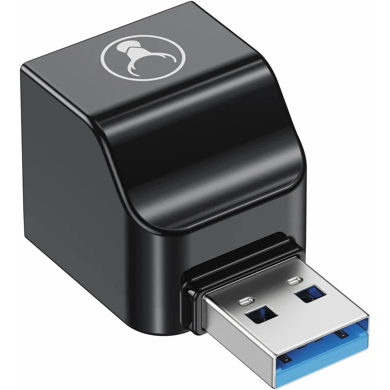 Bonelk USB-A to USB-C/USB-A Dual Adapter (Black)