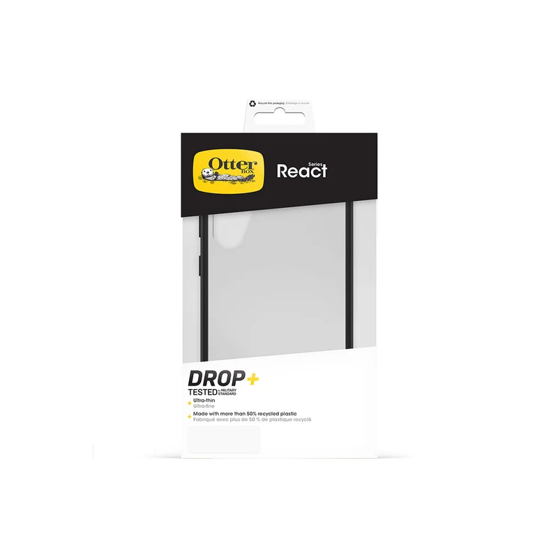 Otterbox React Phone Case for Samsung Galaxy S24 Plus - Clear/Black