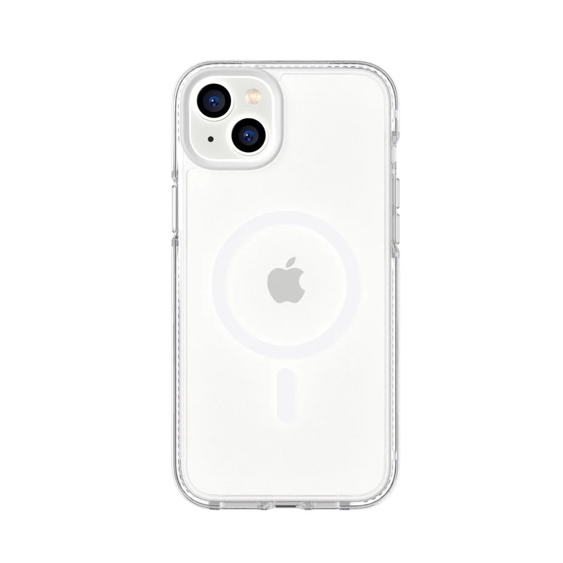 Tech21 Evo Crystal MagSafe for iPhone 14/15 Plus (White)