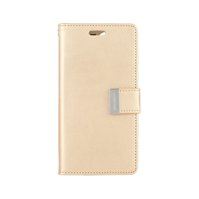 Goospery Rich Diary Case for iPhone 14 Pro Max - Pink
