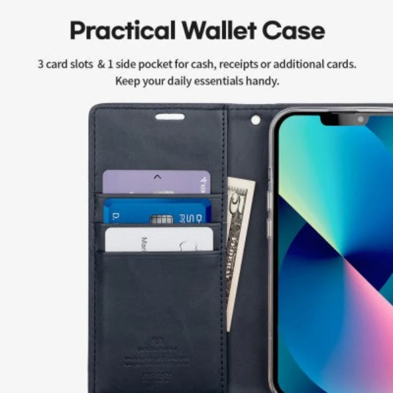 Goospery Bluemoon Diary for iPhone 16 Pro Max - Rose Gold, With Magsafe
