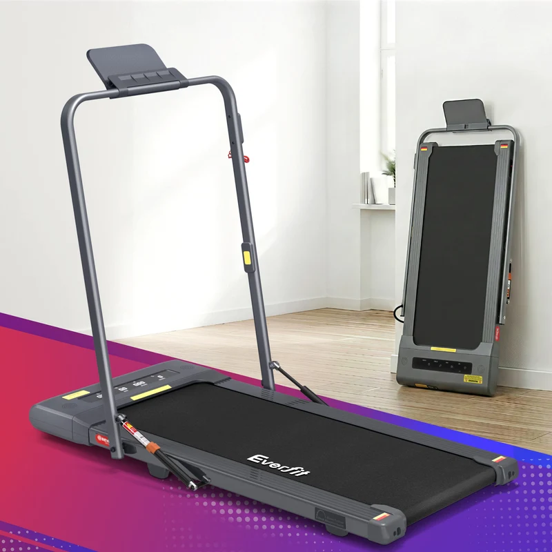 Everfit Treadmill Electric Walking Pad Under Desk Home Gym Fitness 400mm (Grey)