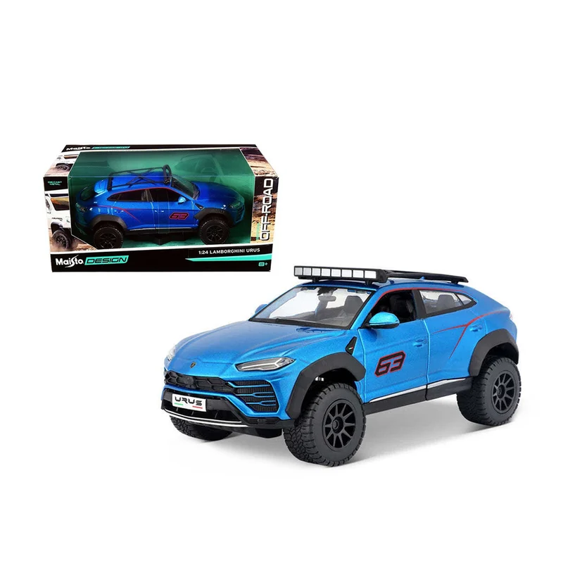 Maisto Licensed 1:24 Scale Design Off Road Lamborghini Urus Diecast Model Car Blue