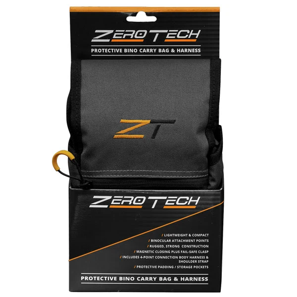ZeroTech ZTA-CBH Bino Carry Bag & Harness - Binocular Chest Pack Grey