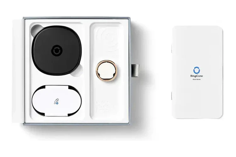 RingConn Gen 3 Smart Ring - Size 9 (Matte Black)
