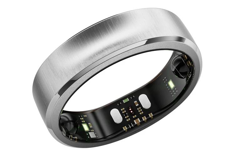 RingConn Gen 3 Smart Ring - Size 9 (Brushed Silver)