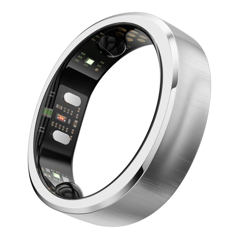 RingConn Gen 3 Smart Ring - Size 11 (Brushed Silver)