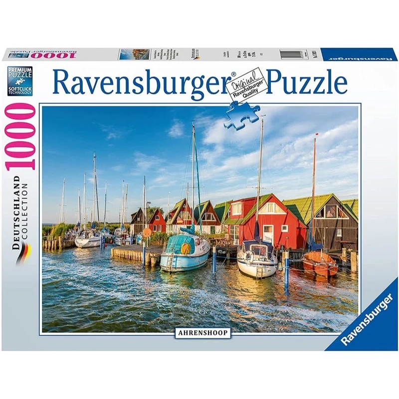 Ravensburger 1000pc Colourful Harbourside Germany Puzzle