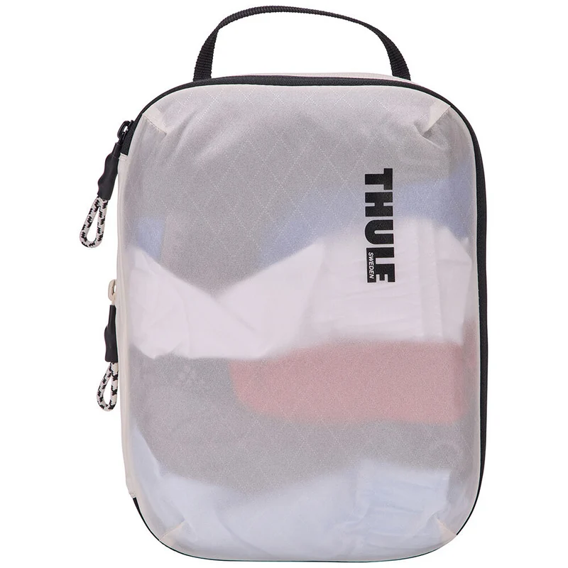THULE Packing Cube Set Compression Travel Storage Bags Duo 2x (Small and Medium) White