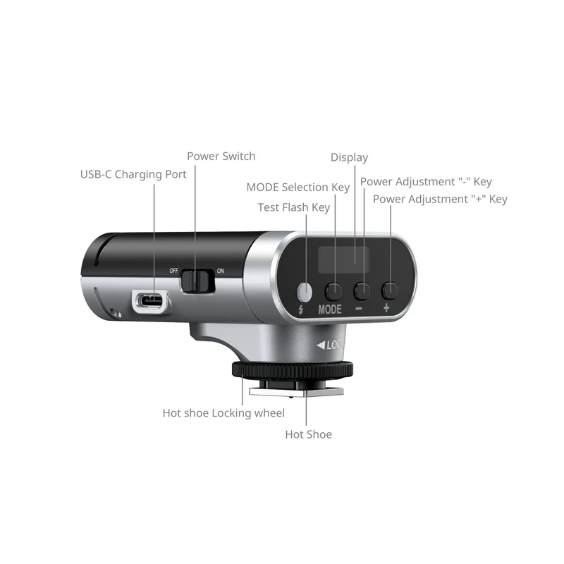 SmallRig RS20 mini Speedlite Flash (Silver) 5818