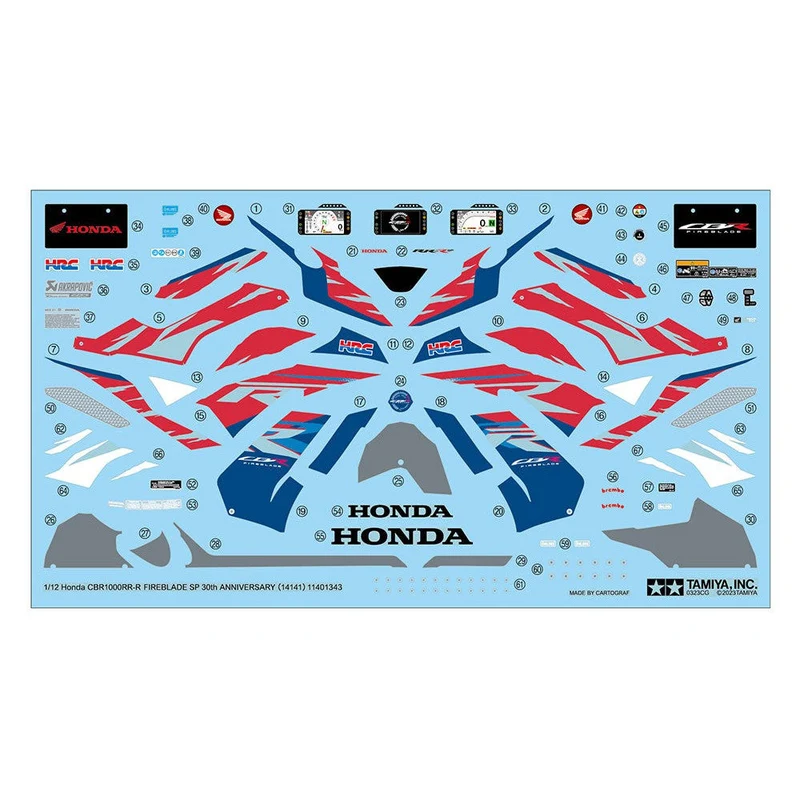 Tamiya 1/12 Honda Fireblade SP – 30th Anniversary