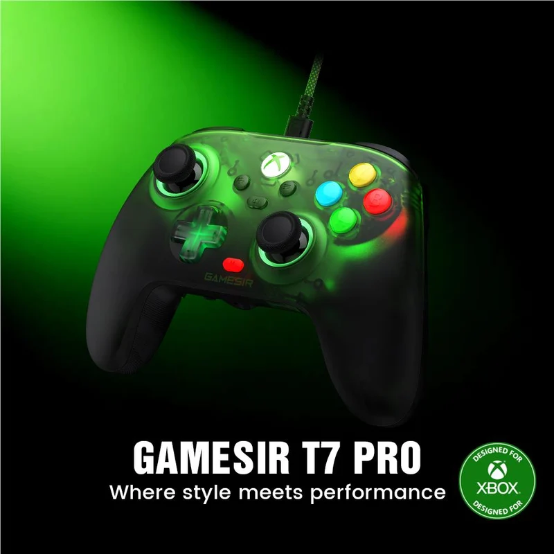 GameSir T7 Pro W Wired Controller for XBOX & PC (Retro Green)