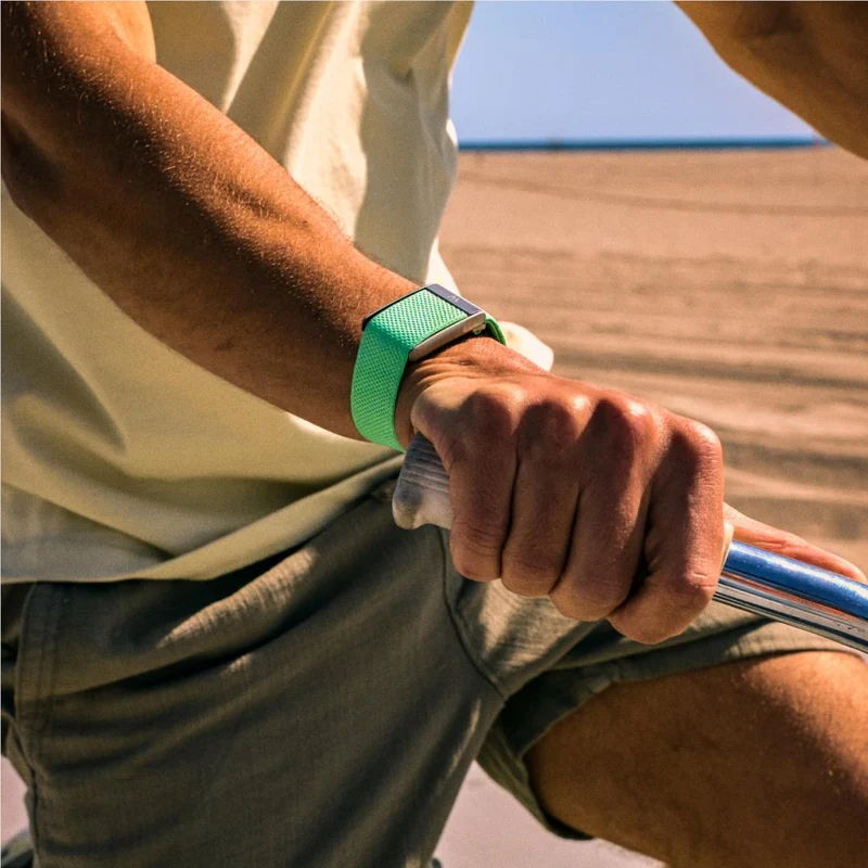 WHOOP SuperKnit Accessory Band MG – Compatible with Life (Lime)