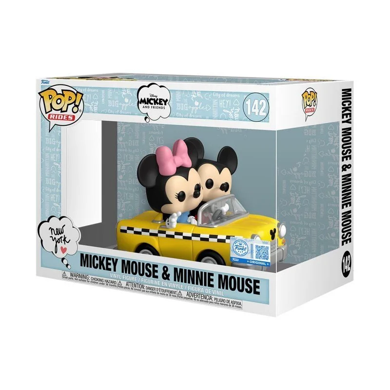 Funko Pop! Ride Disney - Mickey & Minnie in Taxi US Exclusive