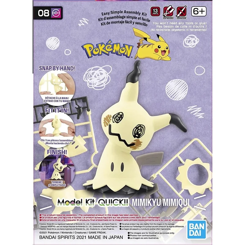 Bandai Pokemon Model Kit QUICK!! 08 MIMIKYU
