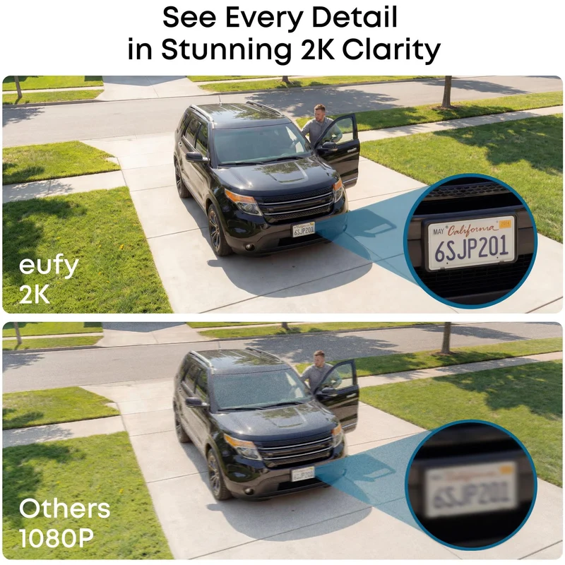 eufyCam C37 Solo 2K Pan-Tilt-Zoom Security Camera